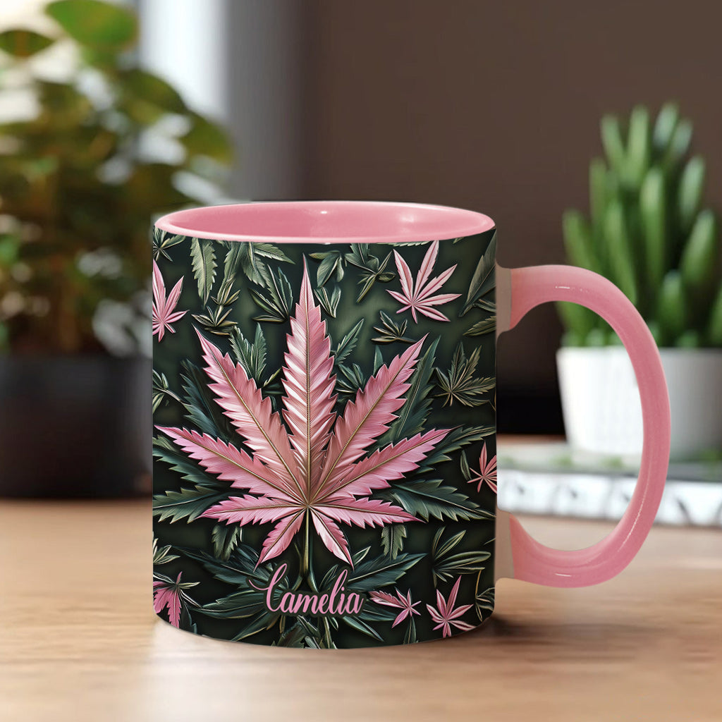 Stoner Chick - Personalized Weed Accent Mug