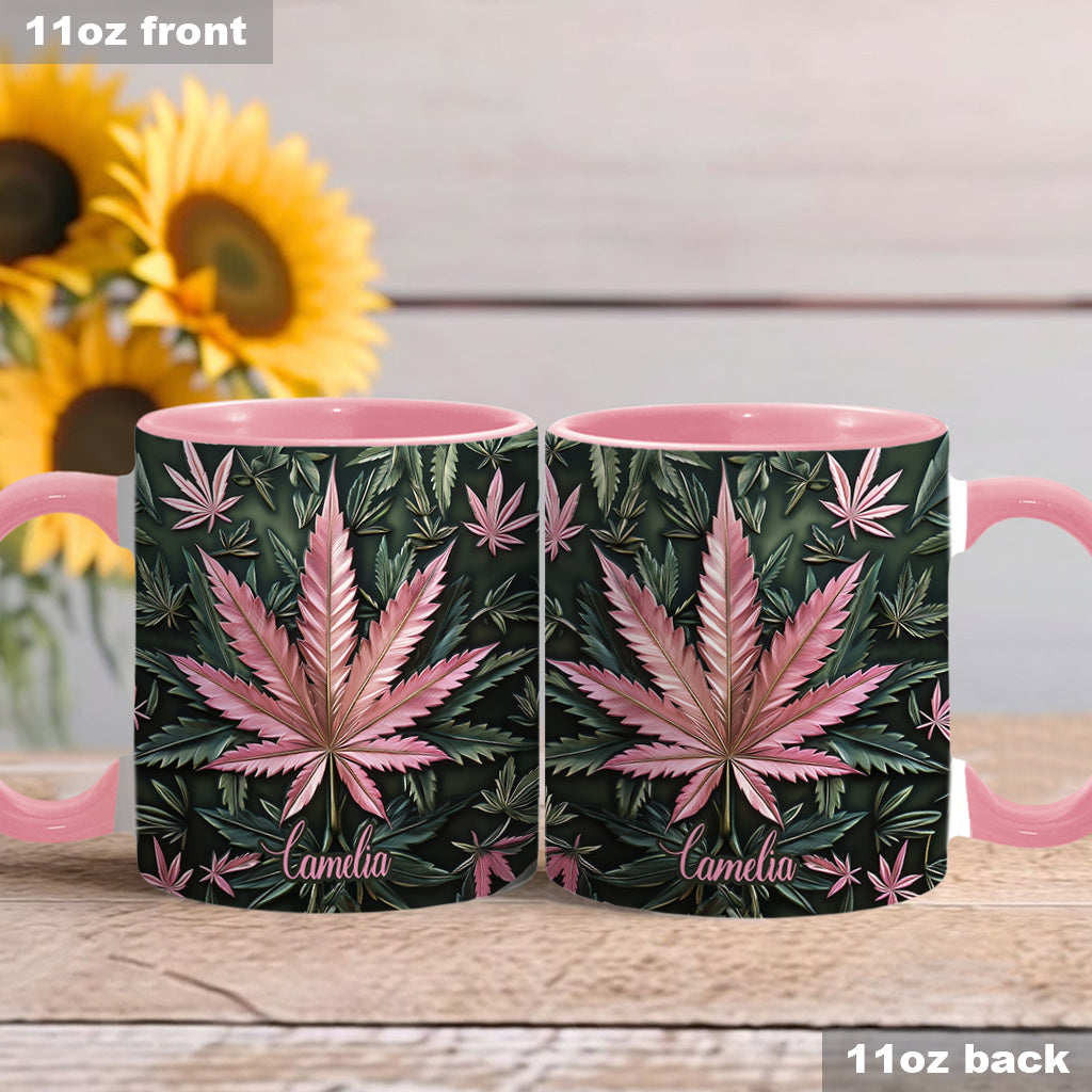 Stoner Chick - Personalized Weed Accent Mug