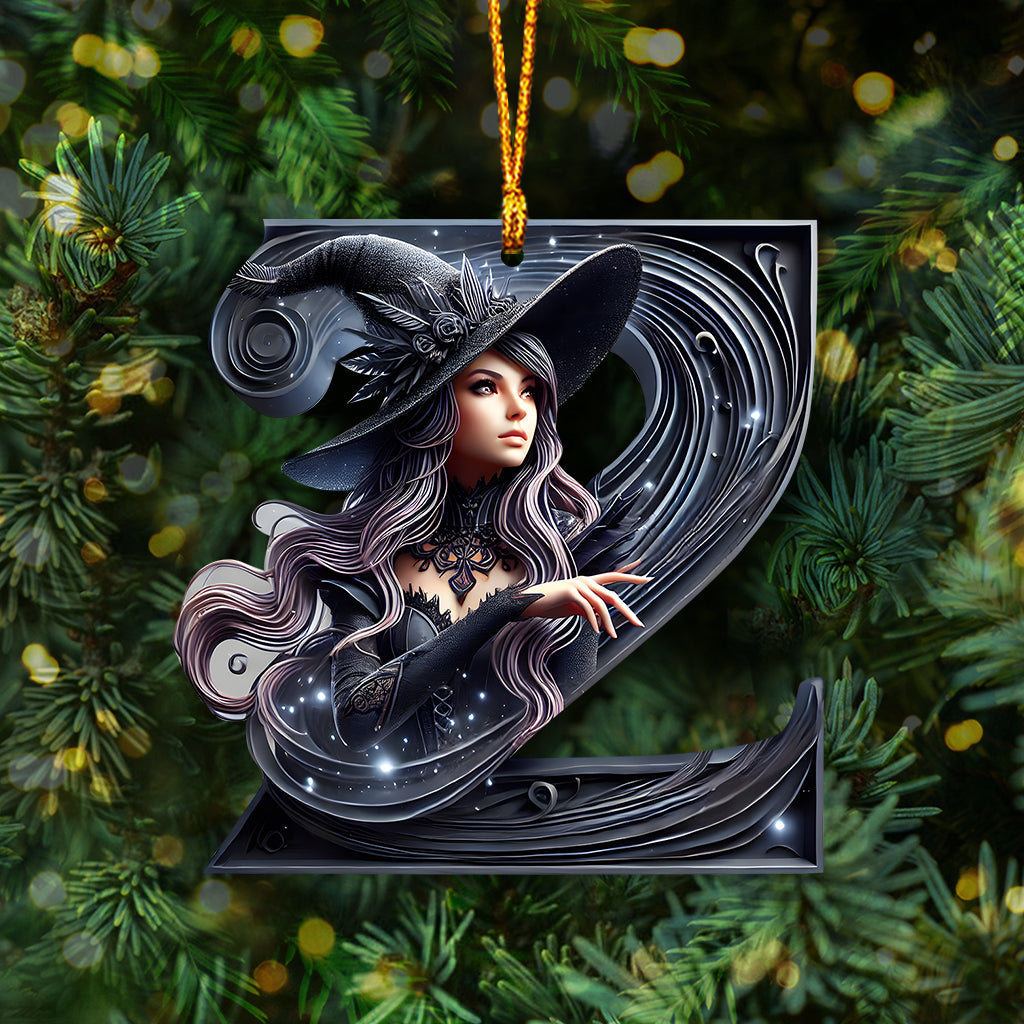 Witch Letter - Personalized Witch Ornament