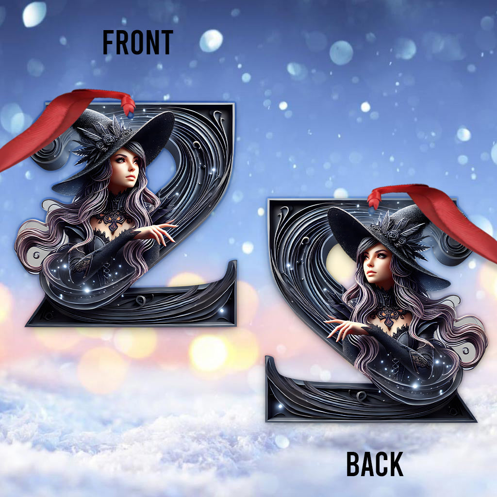 Witch Letter - Personalized Witch Ornament