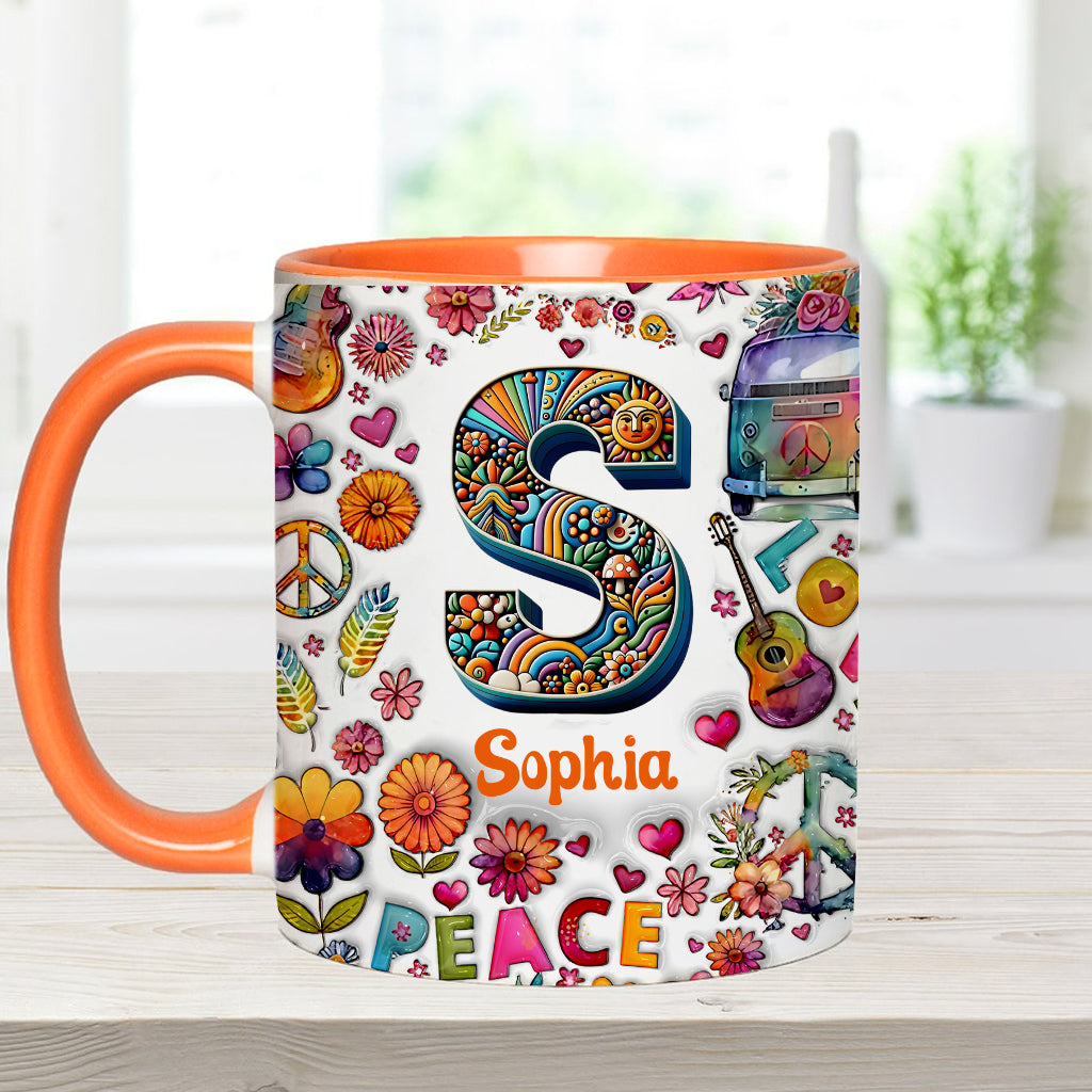 Hippie Soul - Personalized Hippie Accent Mug