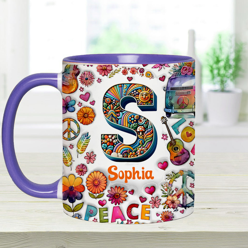 Hippie Soul - Personalized Hippie Accent Mug