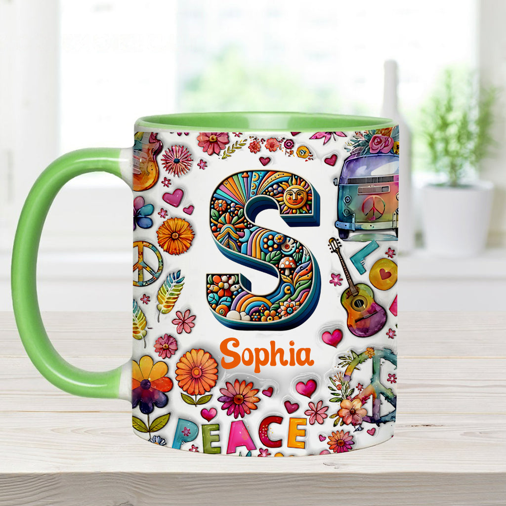 Hippie Soul - Personalized Hippie Accent Mug
