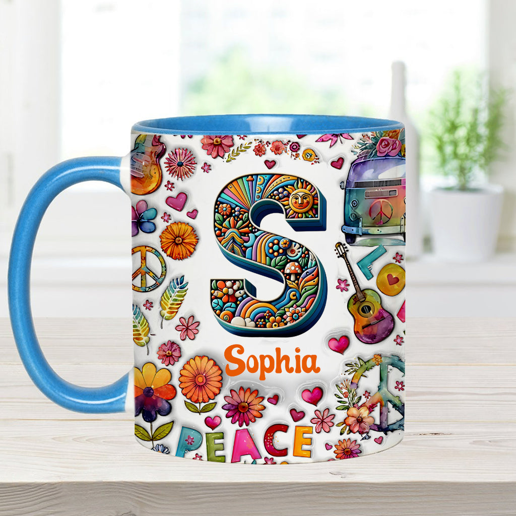 Hippie Soul - Personalized Hippie Accent Mug