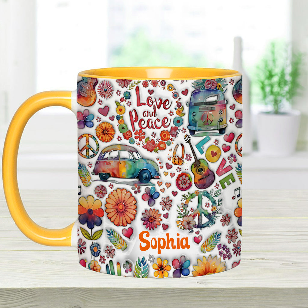 Hippie Soul - Personalized Hippie Accent Mug