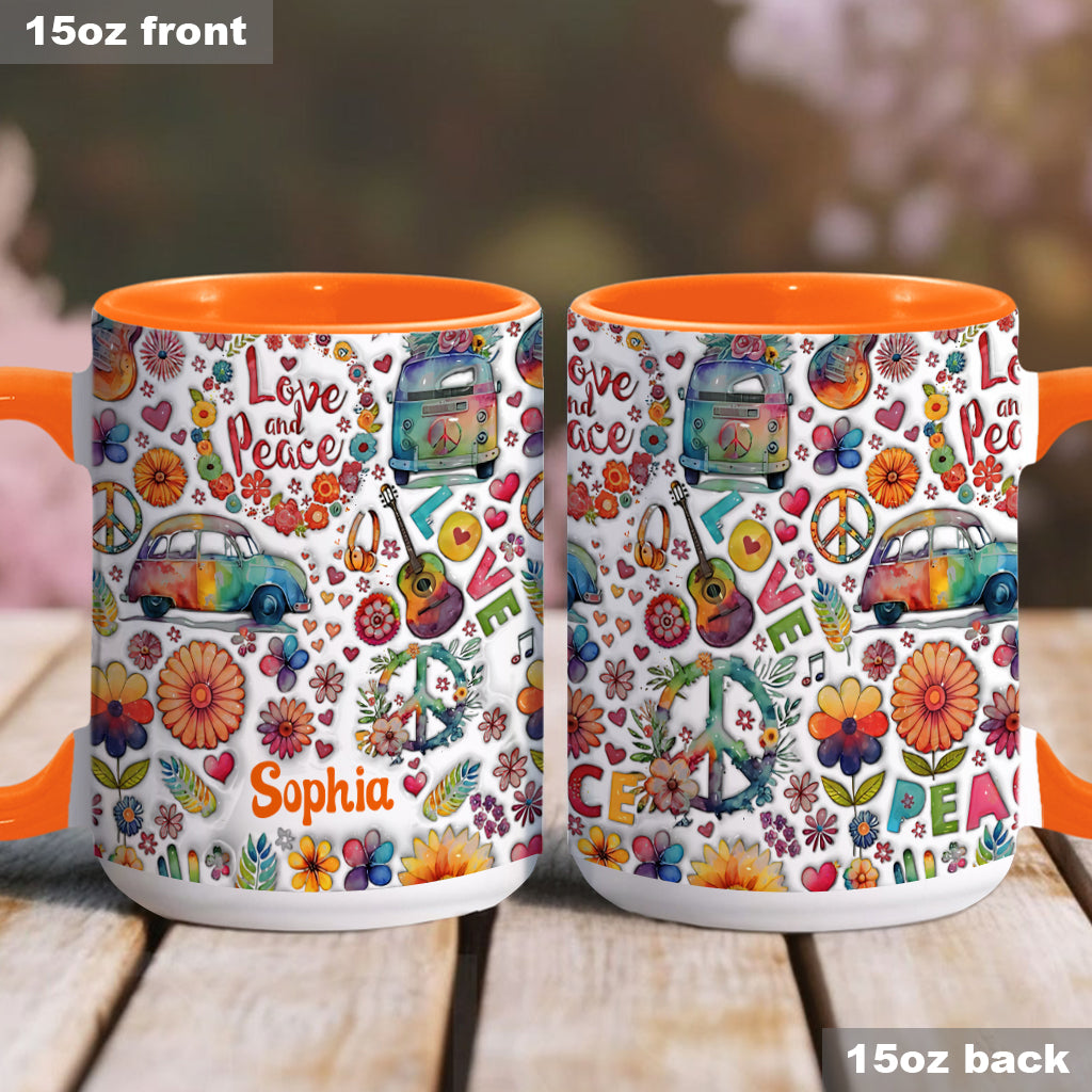 Hippie Soul - Personalized Hippie Accent Mug