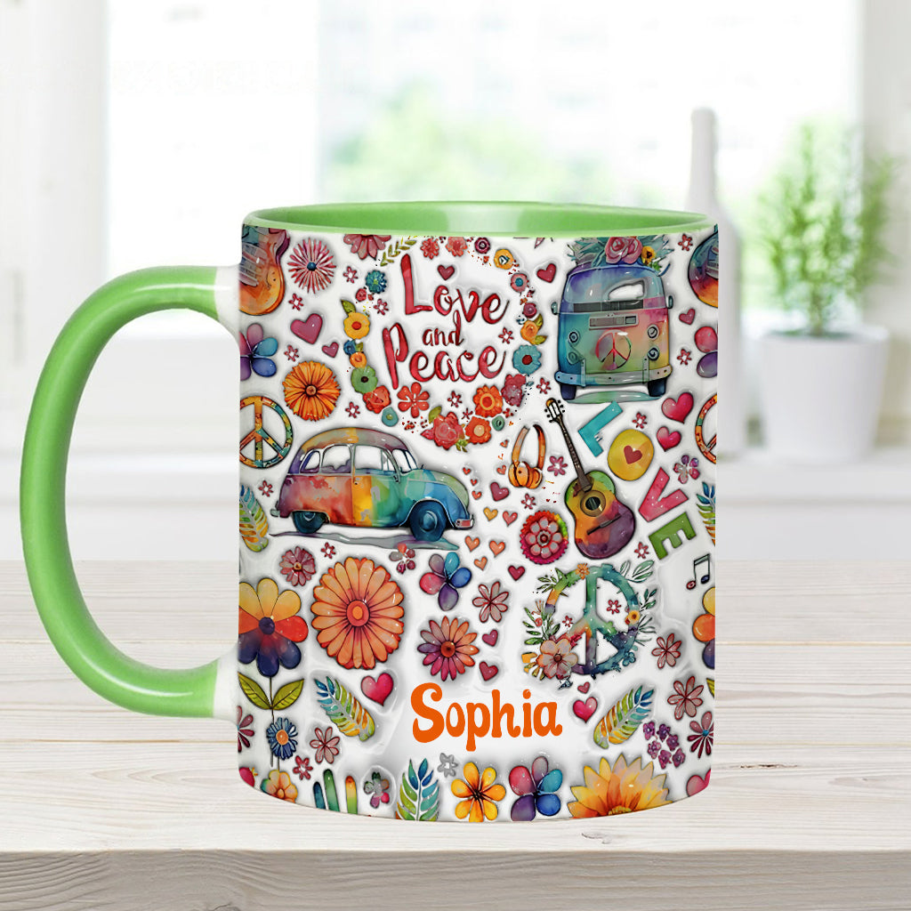 Hippie Soul - Personalized Hippie Accent Mug