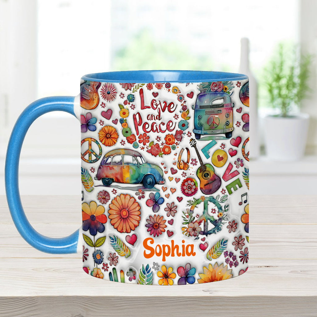 Hippie Soul - Personalized Hippie Accent Mug