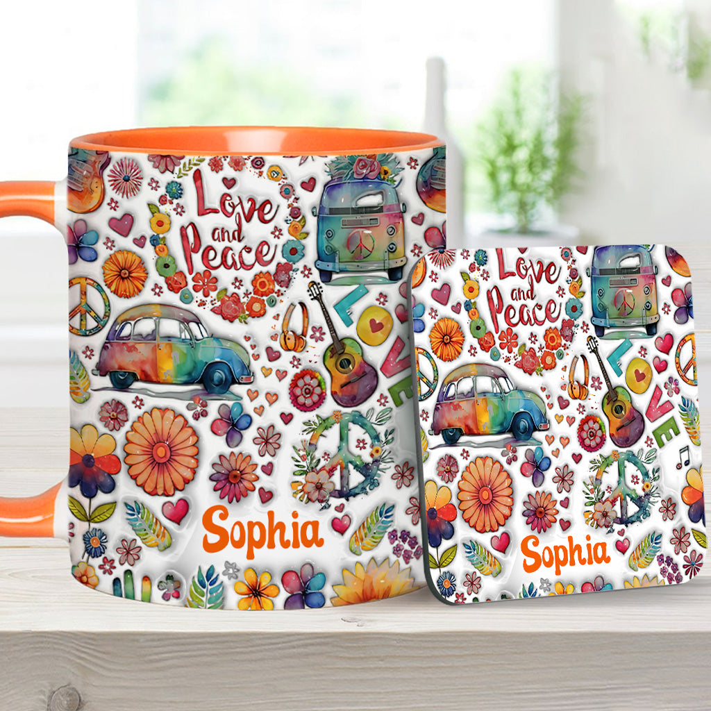 Hippie Soul - Personalized Hippie Accent Mug