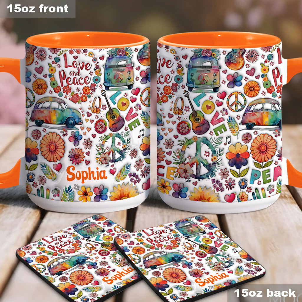 Hippie Soul - Personalized Hippie Accent Mug