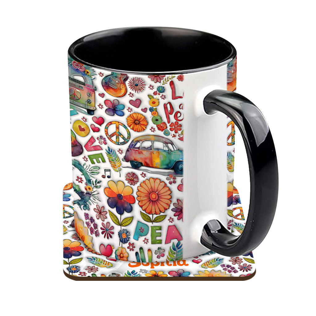 Hippie Soul - Personalized Hippie Accent Mug