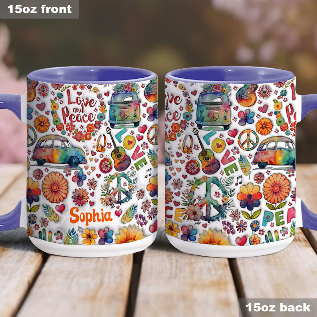 Hippie Soul - Personalized Hippie Accent Mug
