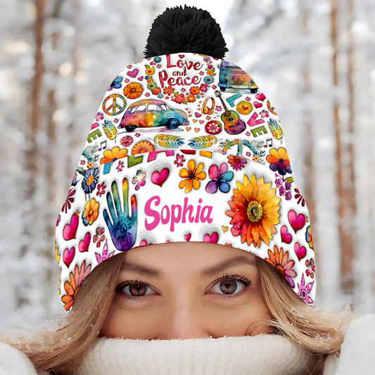 Hippie Soul - Personalized Hippie Beanie Hat
