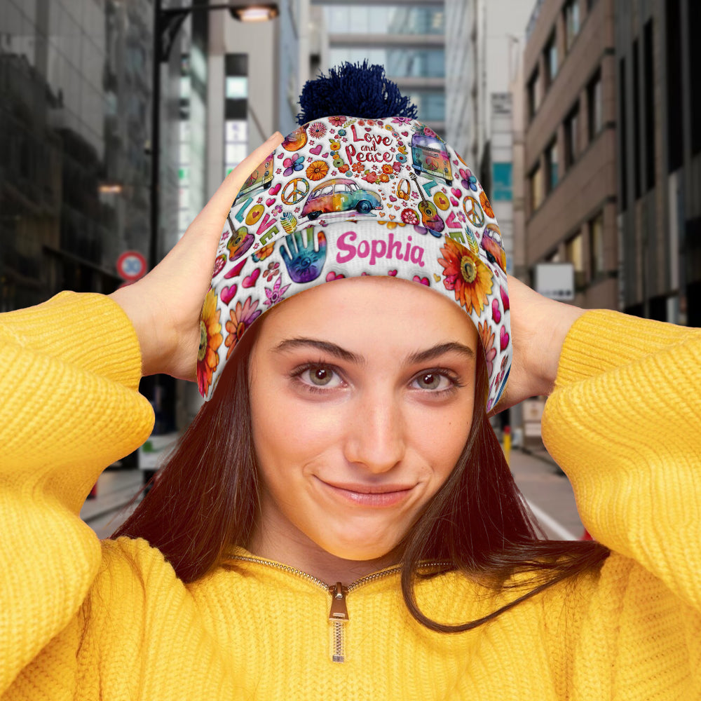 Hippie Soul - Personalized Hippie Beanie Hat