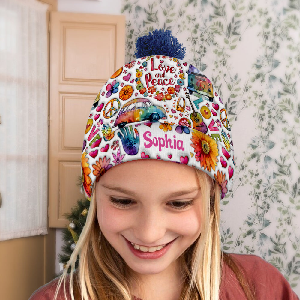 Hippie Soul - Personalized Hippie Beanie Hat