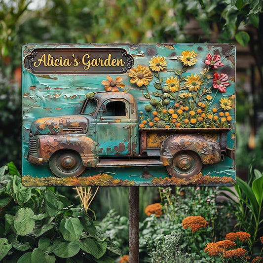 Your Garden - Personalized Gardening Cut Metal Sign