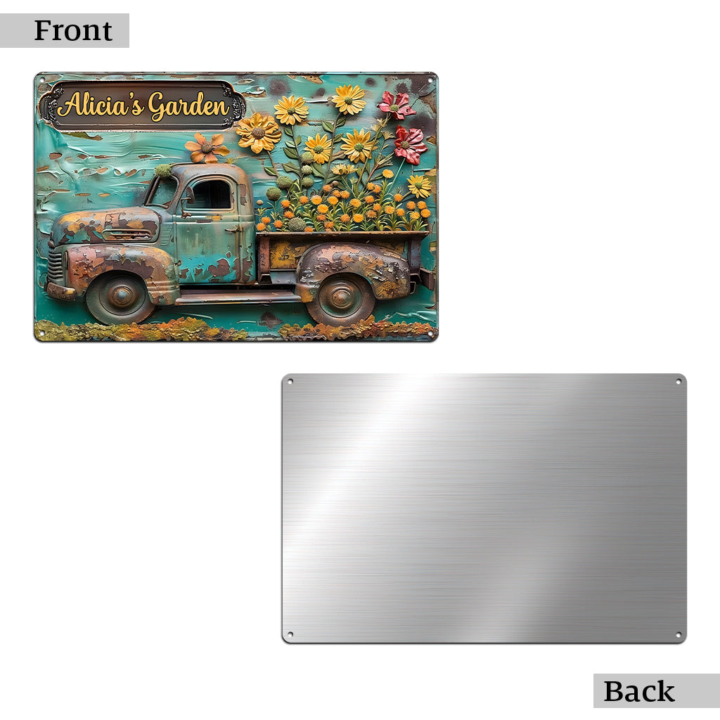 Your Garden - Personalized Gardening Cut Metal Sign