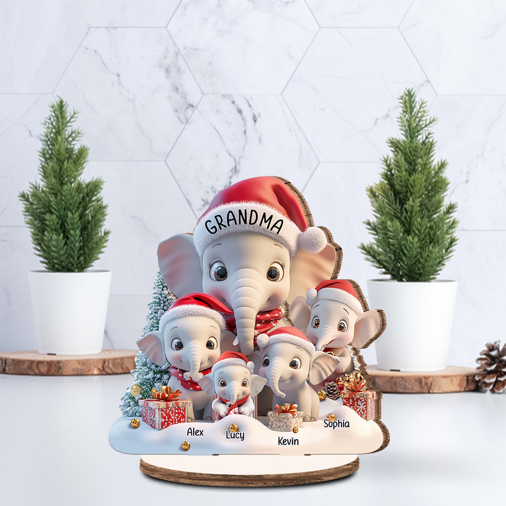 Love Being A Grandma - Personalized Grandma Freestanding Wood Plaque