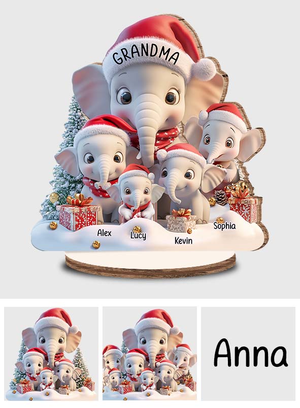 Love Being A Grandma - Personalized Grandma Freestanding Wood Plaque