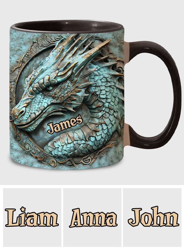 My Spirit Animal - Personalized Dragon Accent Mug
