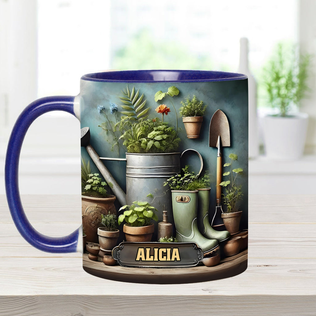 Green Garden - Personalized Gardening Accent Mug
