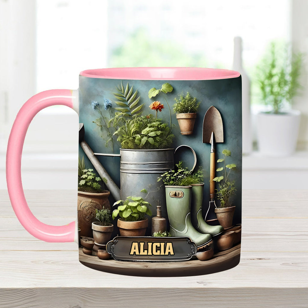 Green Garden - Personalized Gardening Accent Mug