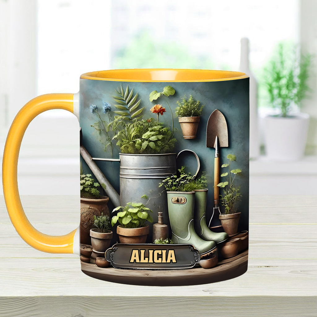 Green Garden - Personalized Gardening Accent Mug