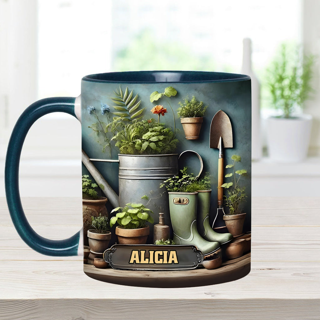 Green Garden - Personalized Gardening Accent Mug