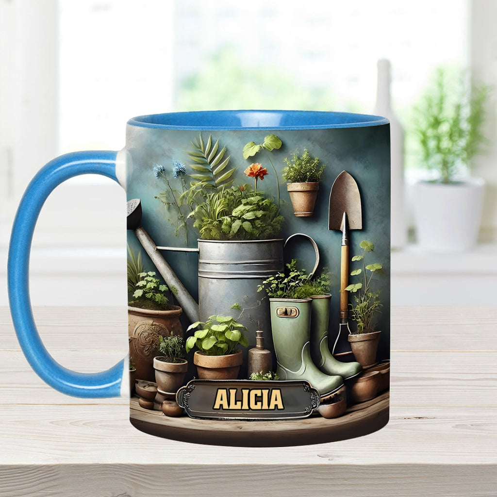 Green Garden - Personalized Gardening Accent Mug