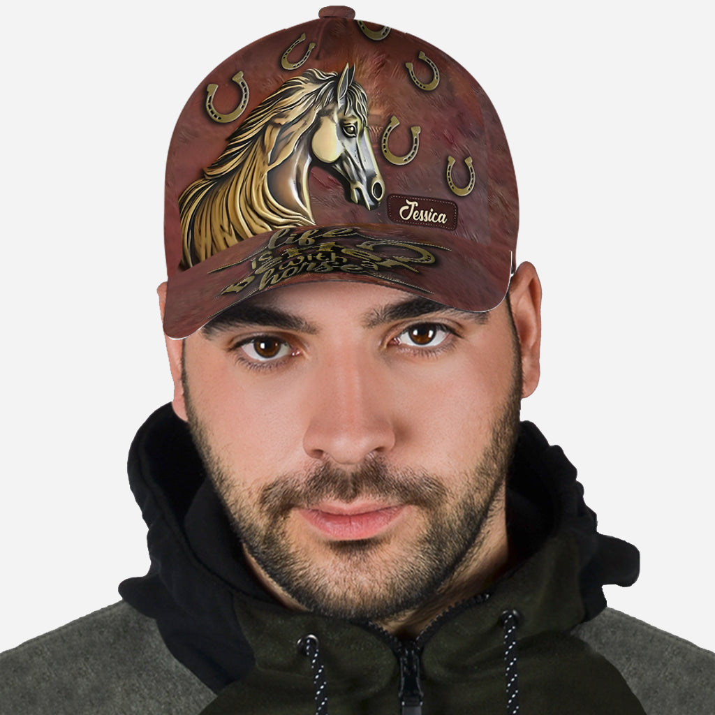 Life Is Better With A Horse - Personalized Horse Classic Cap