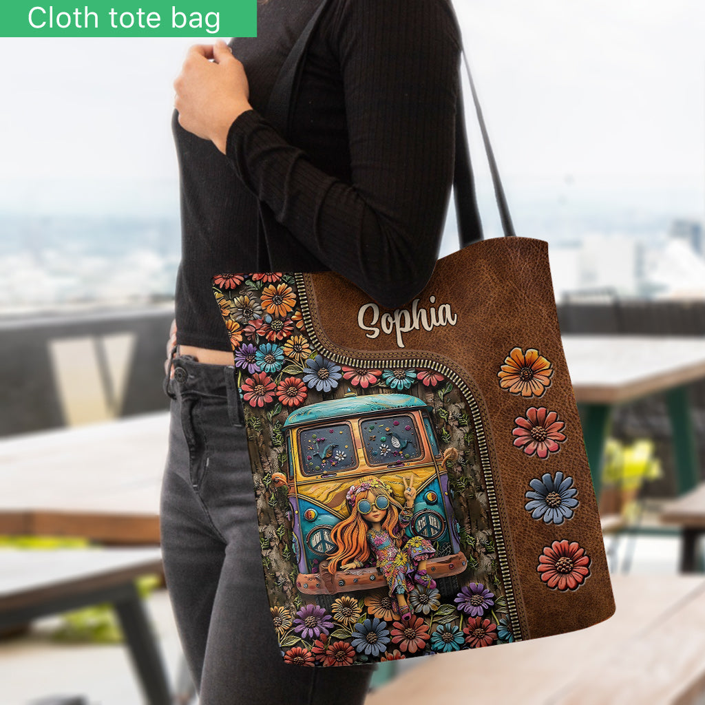 Hippie Soul - Personalized Hippie Tote Bag