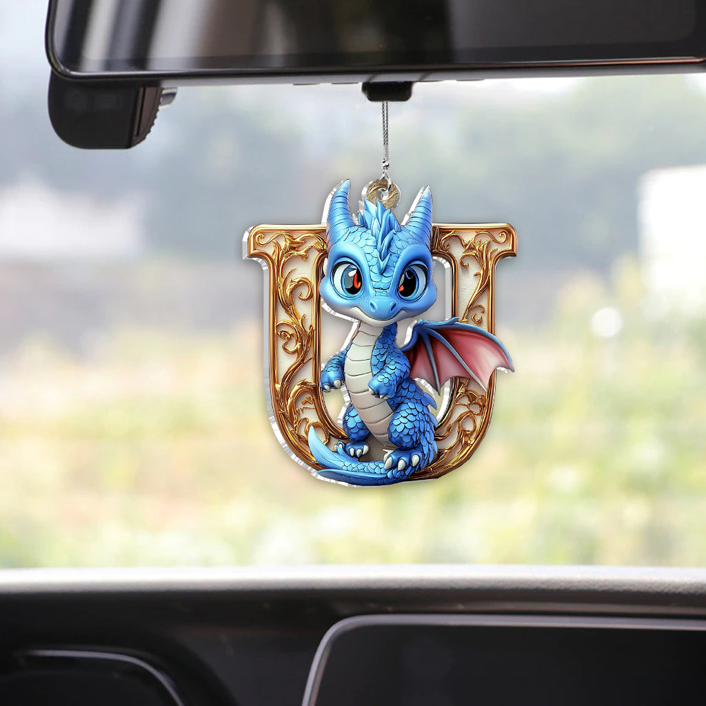 Charming Dragon - Personalized Dragon Car Ornament