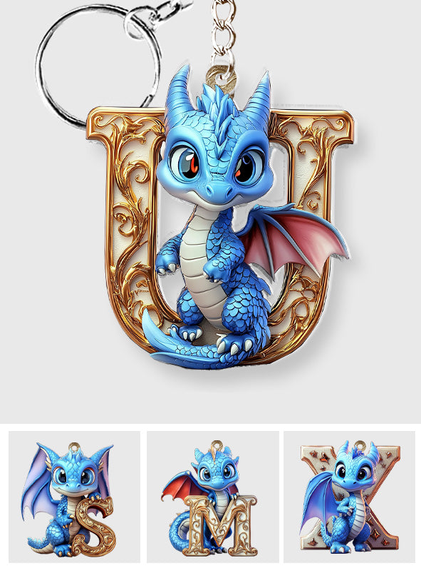 Charming Dragon - Personalized Dragon Keychain