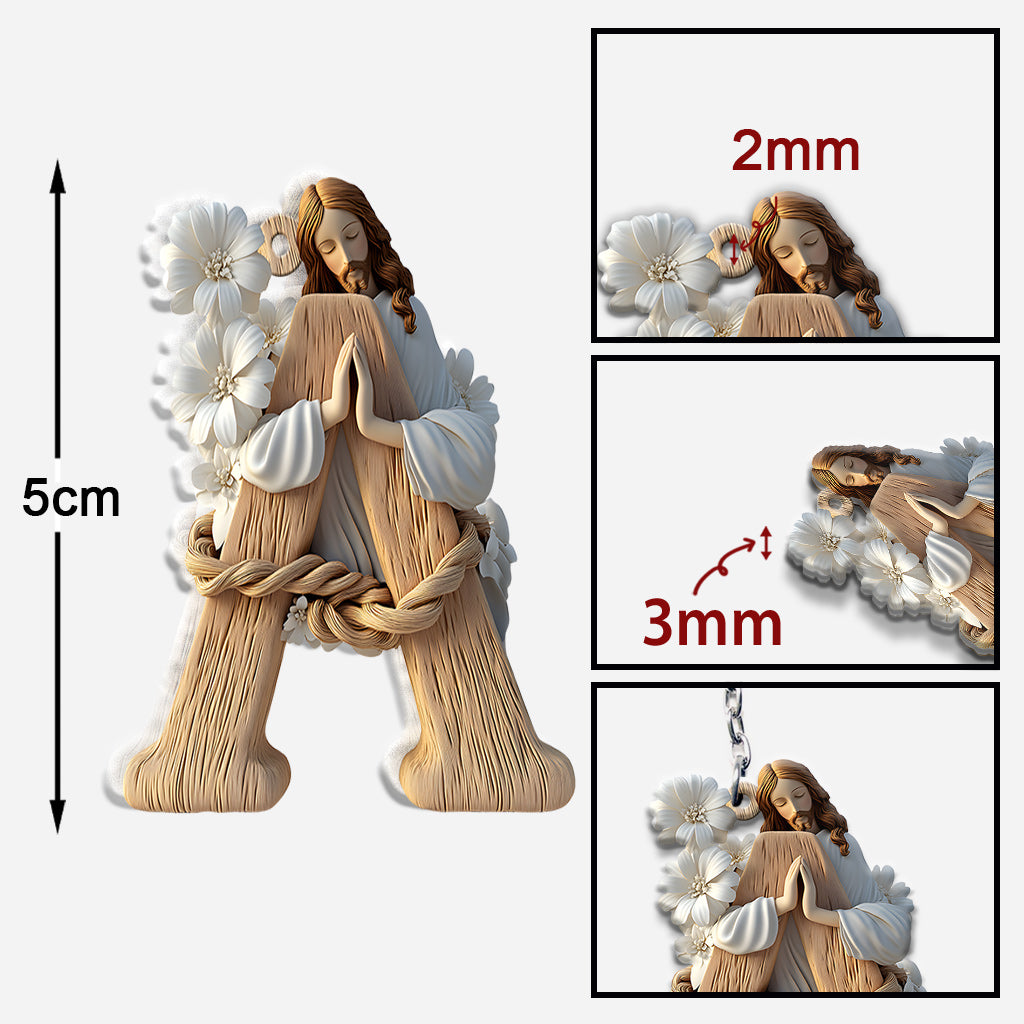 Holy Letter - Personalized Christian Keychain