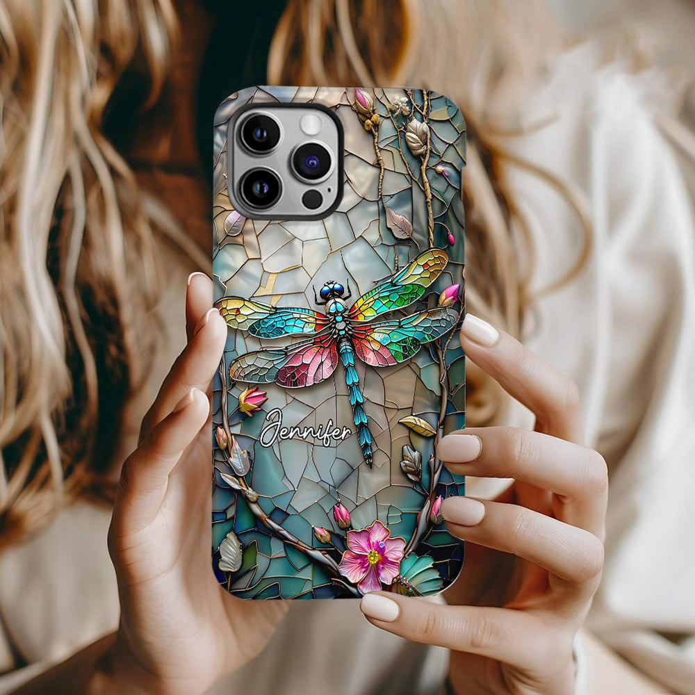 Love Dragonflies - Personalized Dragonfly Full Print Phone Case