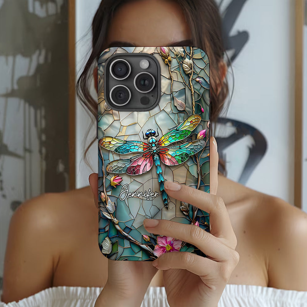Love Dragonflies - Personalized Dragonfly Full Print Phone Case