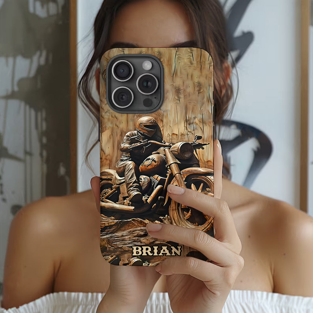 Biker - Personalized Biker Full Print Phone Case