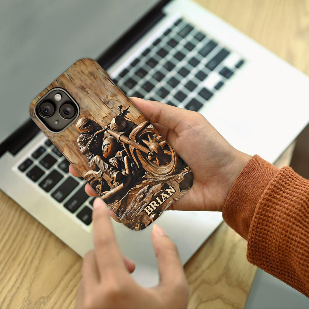 Biker - Personalized Biker Full Print Phone Case