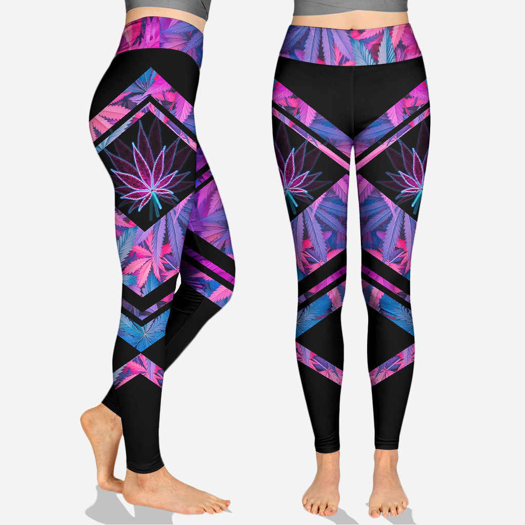 Stunning Leaf - Personalized Weed Hoodie and Leggings