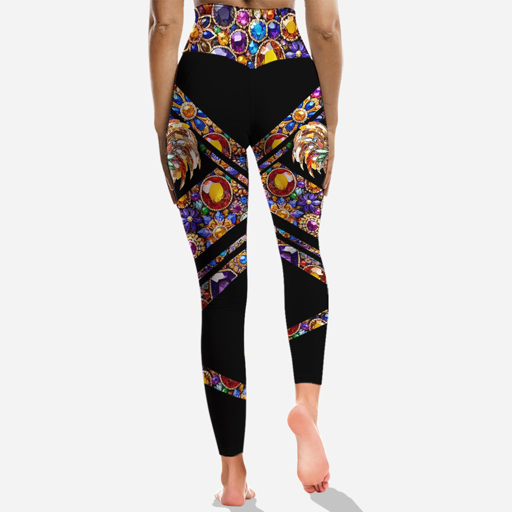 Sparkle Rooster - Personalized Chicken Hoodie and Leggings