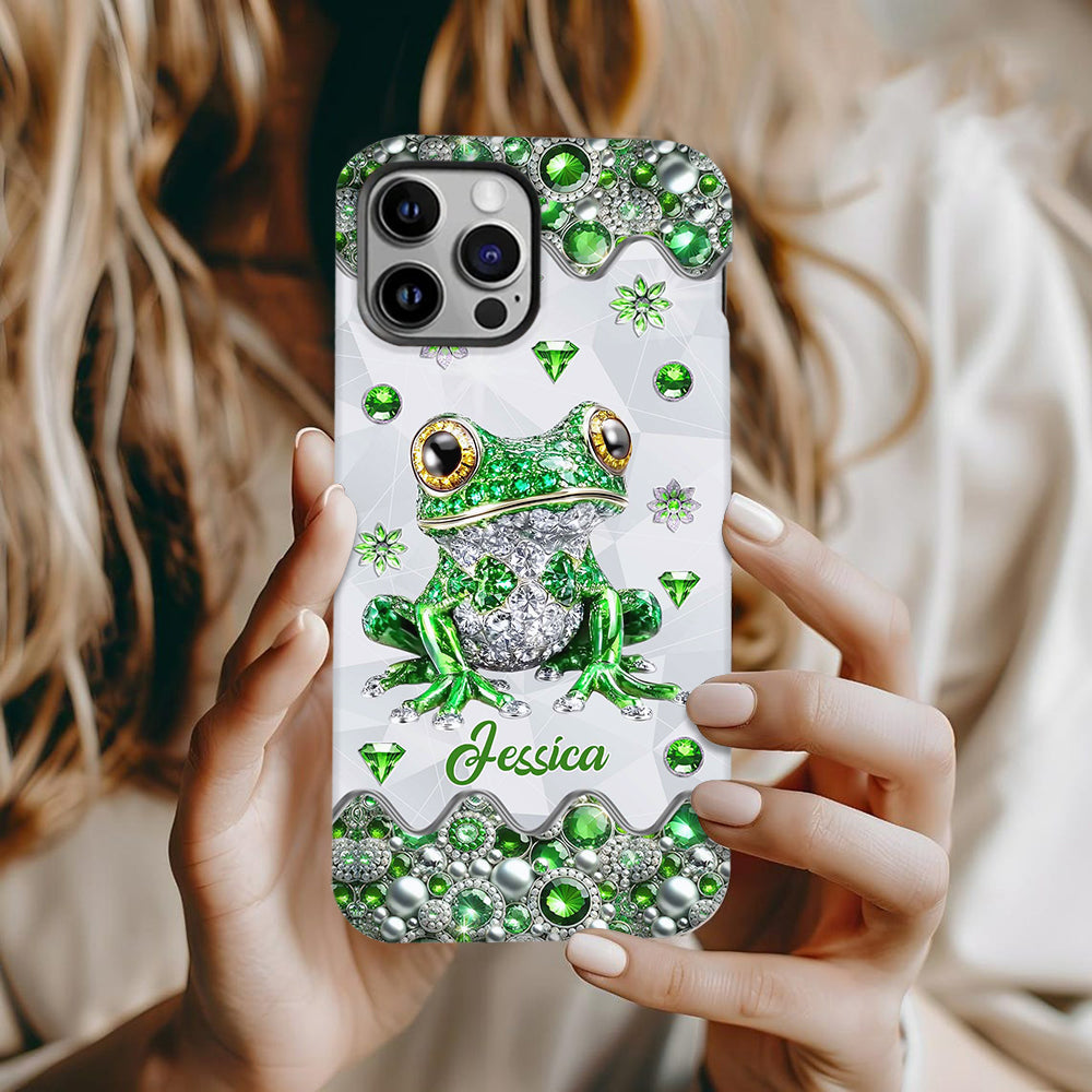 Just A Girl Who Loves Frogs - Personalized Frog Full Print Phone Case