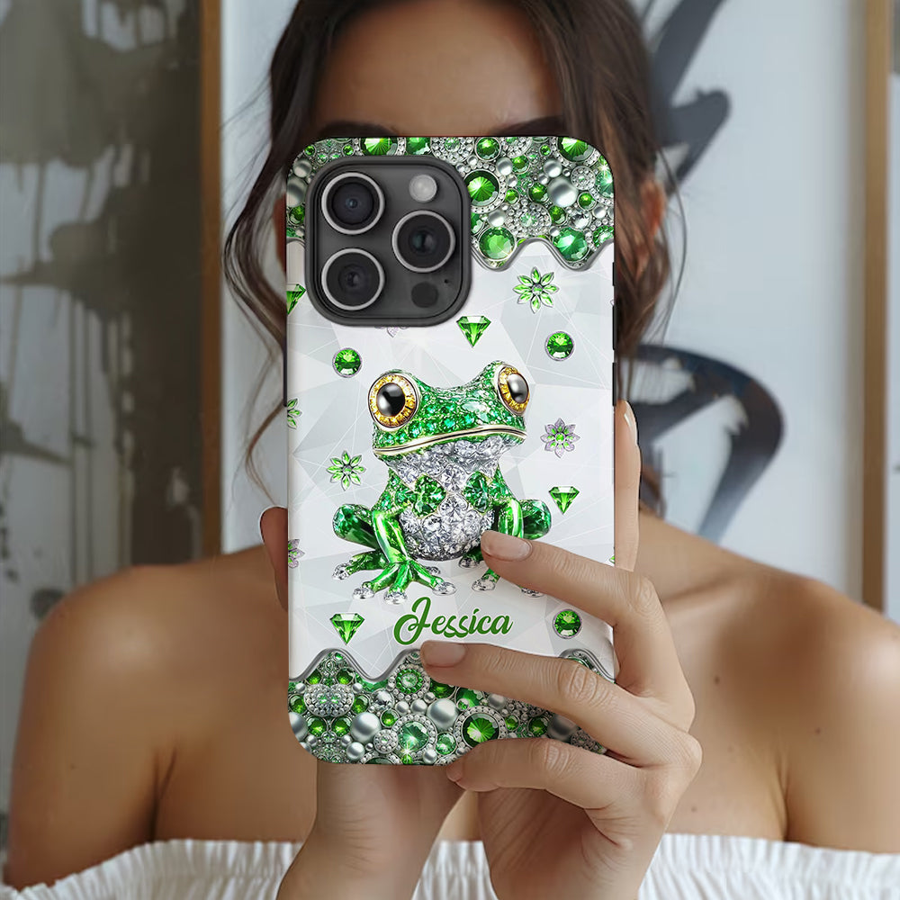 Just A Girl Who Loves Frogs - Personalized Frog Full Print Phone Case