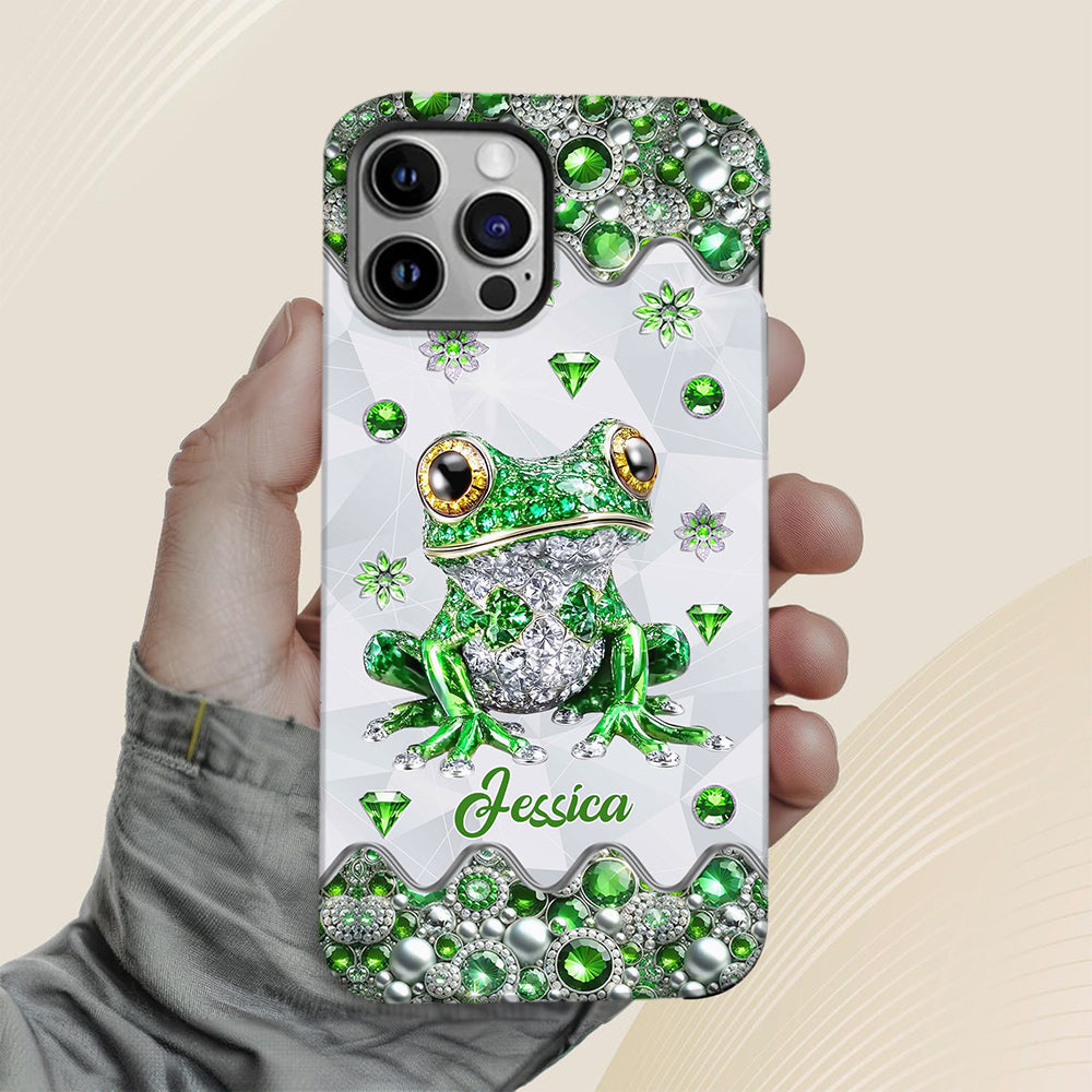 Just A Girl Who Loves Frogs - Personalized Frog Full Print Phone Case