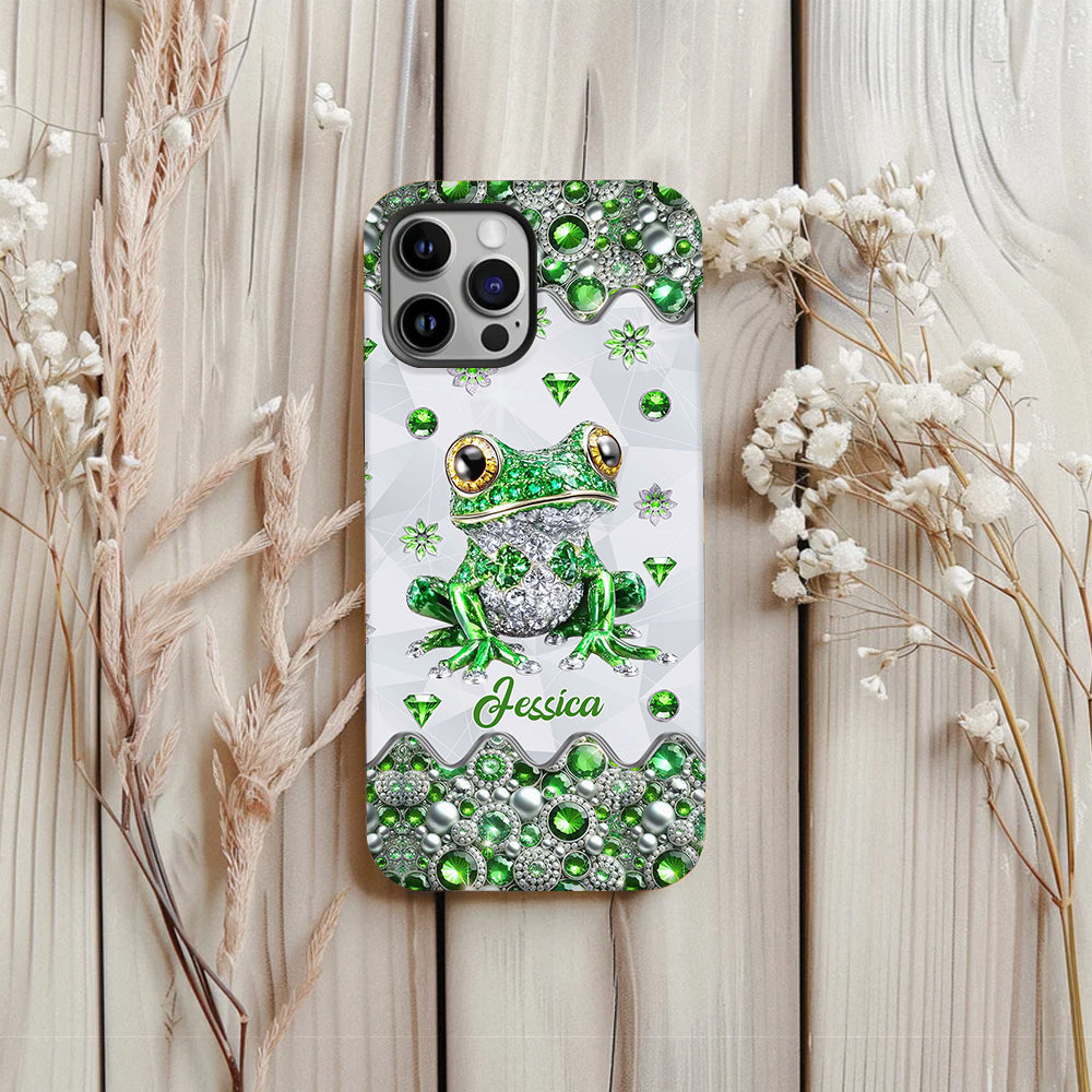 Just A Girl Who Loves Frogs - Personalized Frog Full Print Phone Case