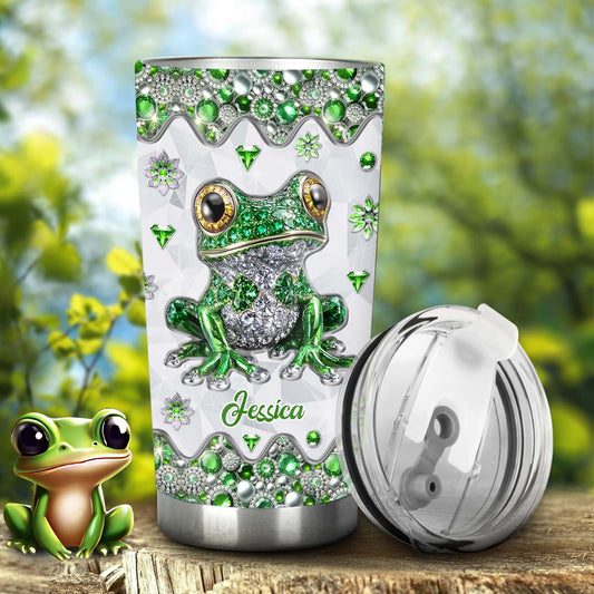 Just A Girl Who Loves Frogs - Personalized Frog Tumbler