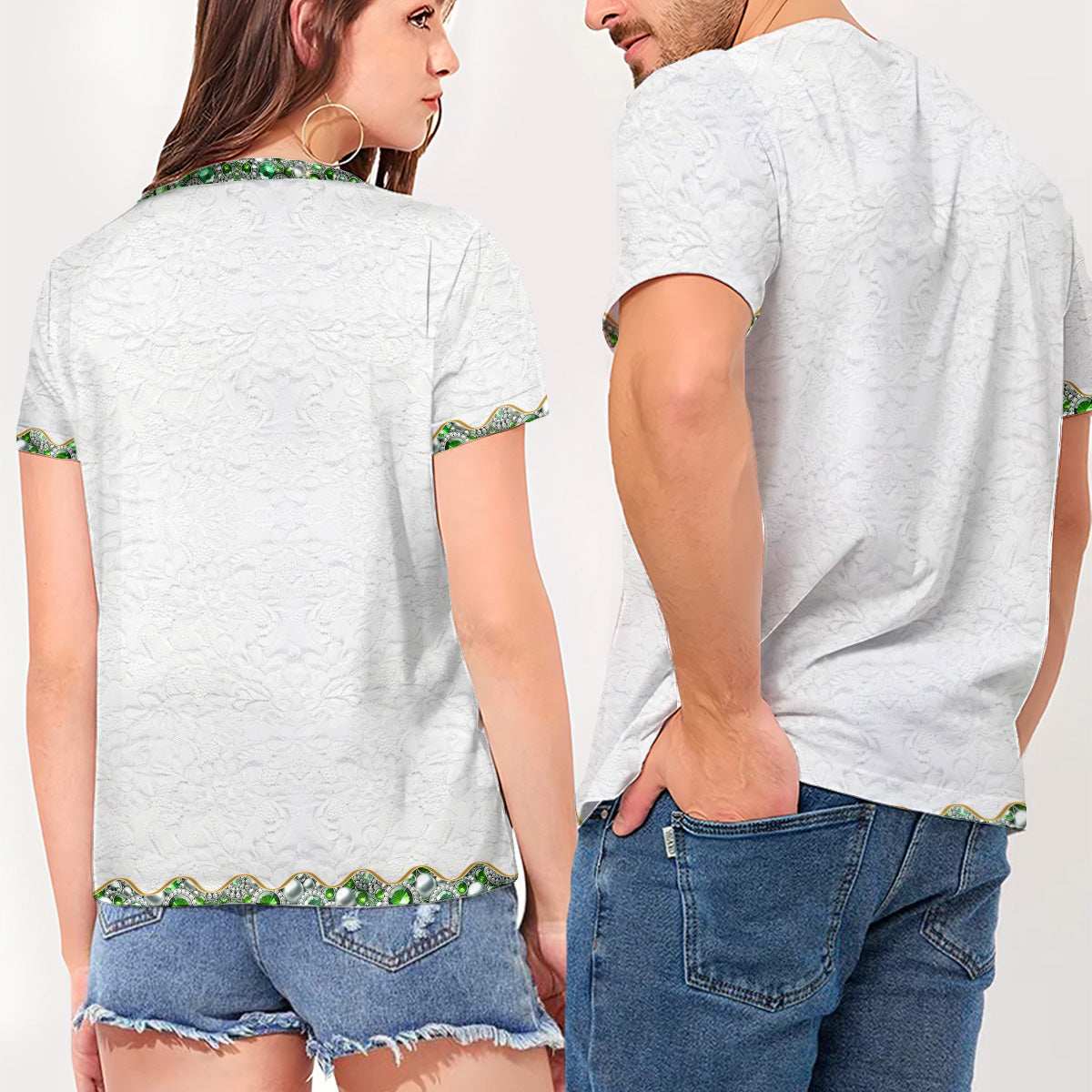 Love Frog - Personalized Frog Fully Printed V-Neck T-Shirt