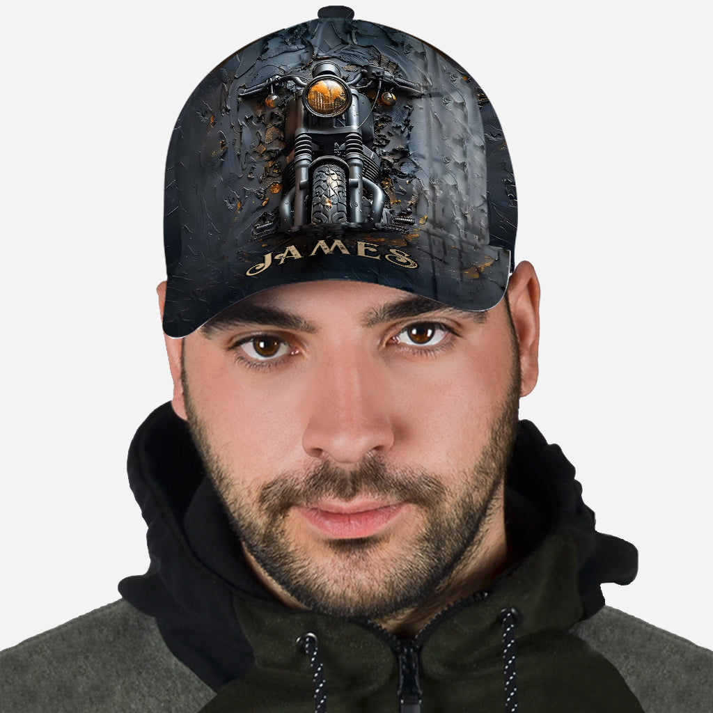 Never Underestimate An Old Man With A Motorcycle - Personalized Biker Classic Cap