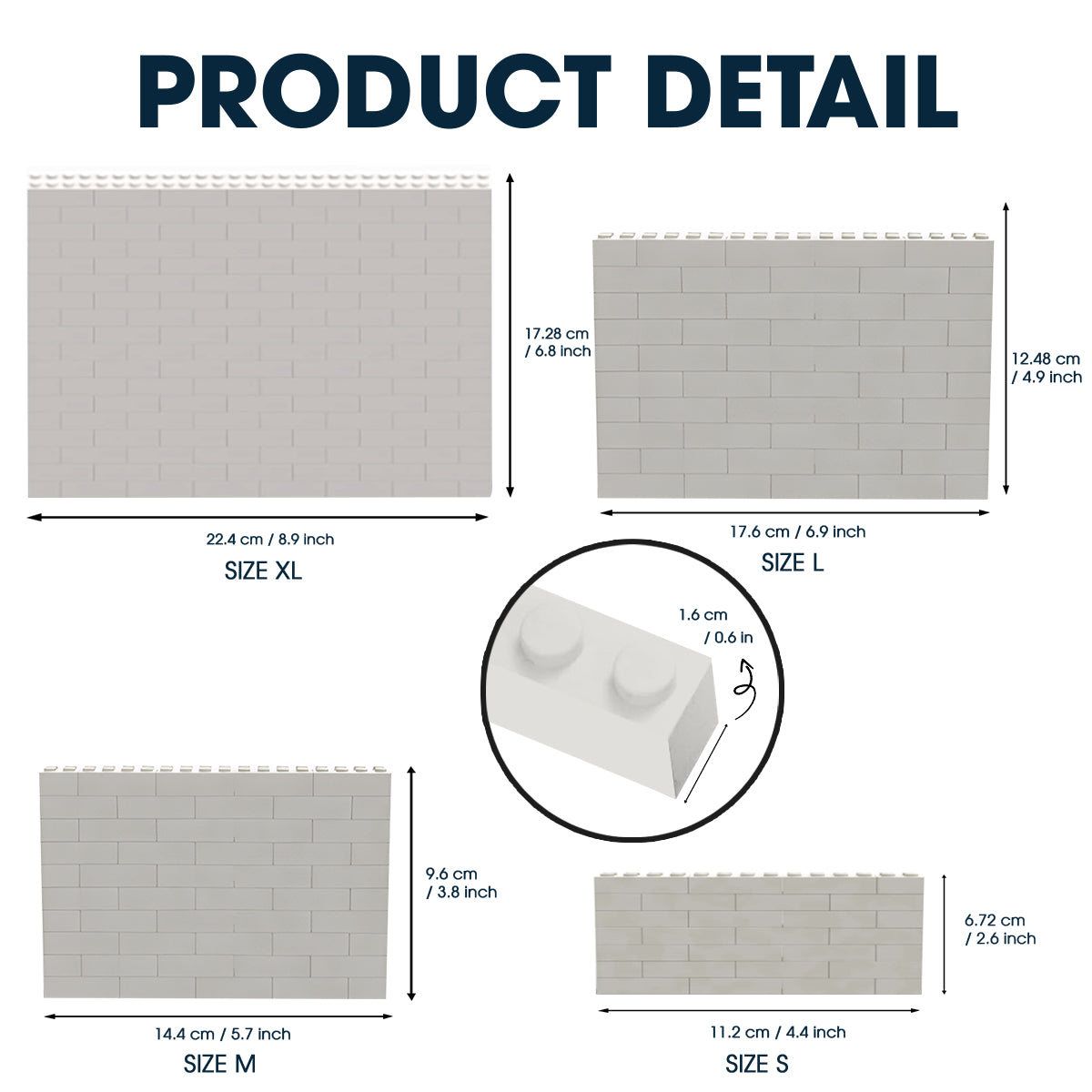 Construction Vehicles Letters - Personalized Kid One-sided Horizontal Rectangle Building Brick Blocks