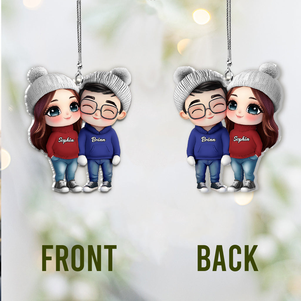 It's You & Me - Personalized Couple Car Ornament