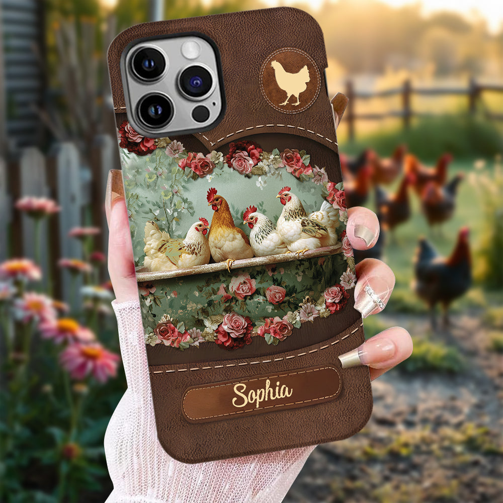 Chicken Lady - Personalized Chicken Full Print Phone Case